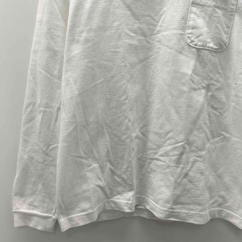 チャンピオン Champion T1011 USA製 NY プリント ポケット L/S Tシャツ ロンT メンズ import:M